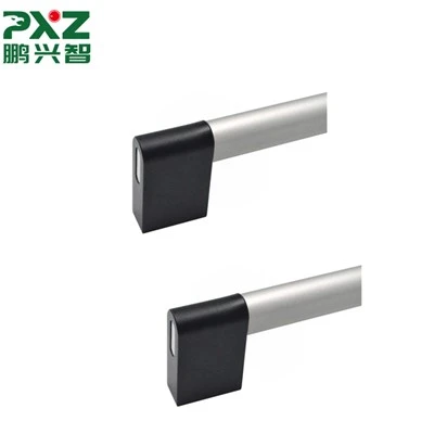 Modern Glass Door Handle Stainless Steel Square Tube Satin Sliding Door Handle